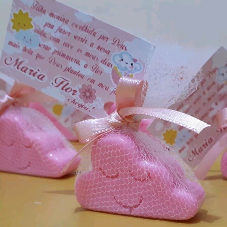 lembrancinha cha de bebe nuvem