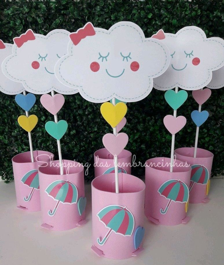 lembrancinha cha de bebe nuvem