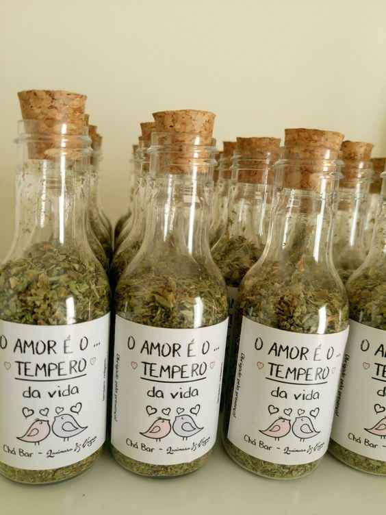 lembrancinha chá de panela útil e elegante