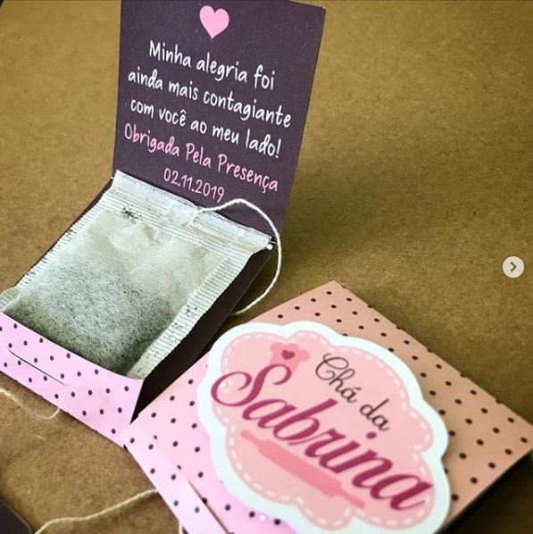 ideias lembrancinha chá de cozinha chique