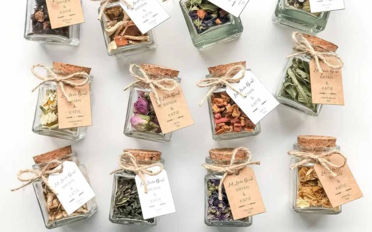 lembrancinha chá de panela minimalista