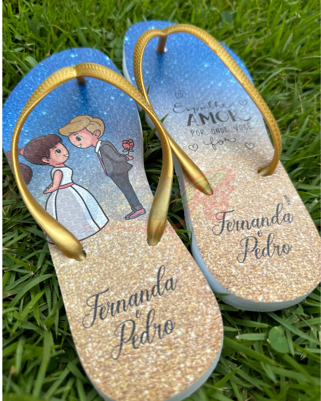 onde comprar chinelos personalizados casamento online