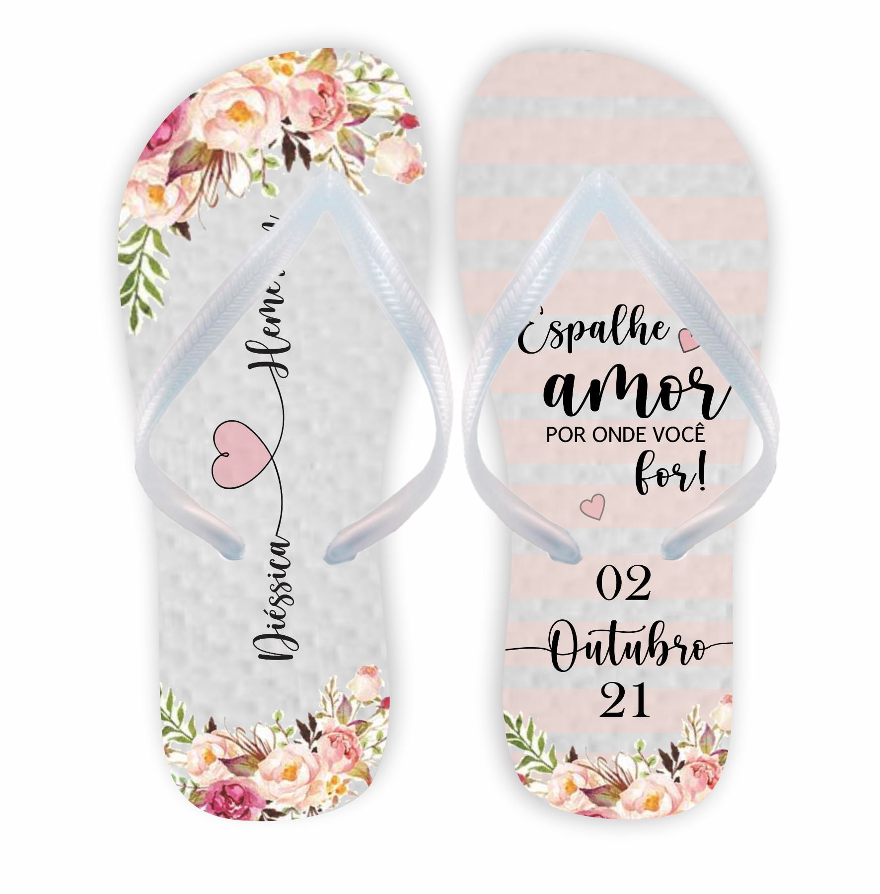 quanto custa chinelos personalizados para casamento