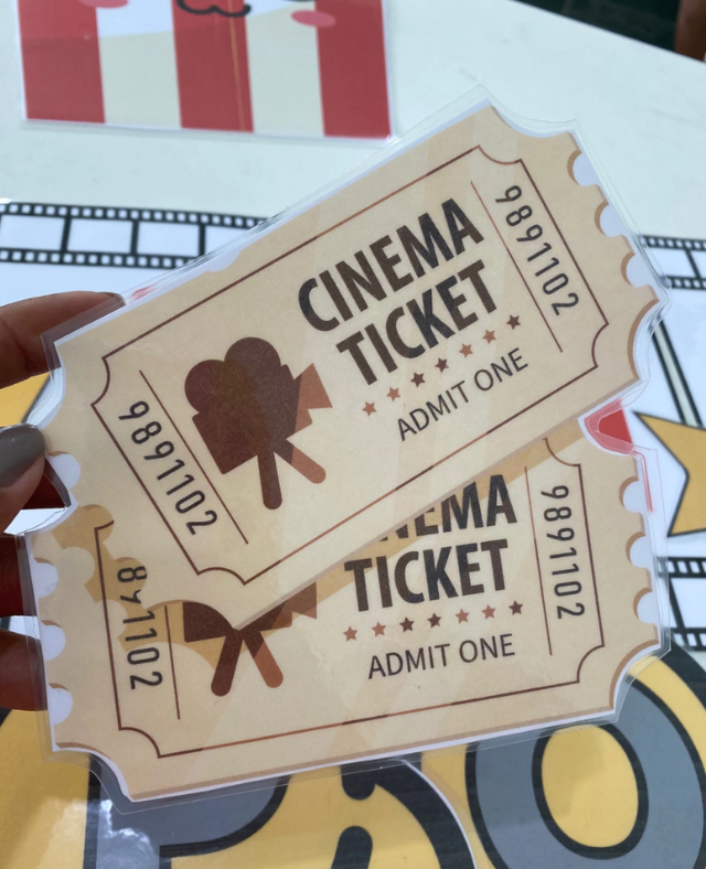 lembrancinha festa cinema