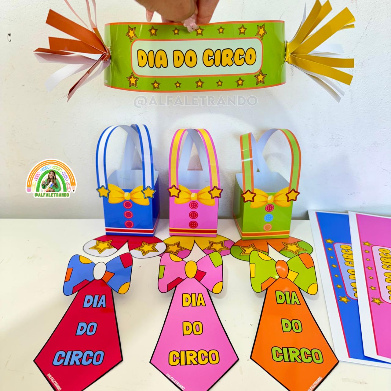 lembrancinha circo DIY vs pronta qual a melhor