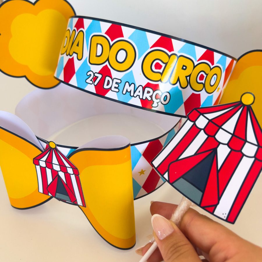 lembrancinha circo rosa para menina