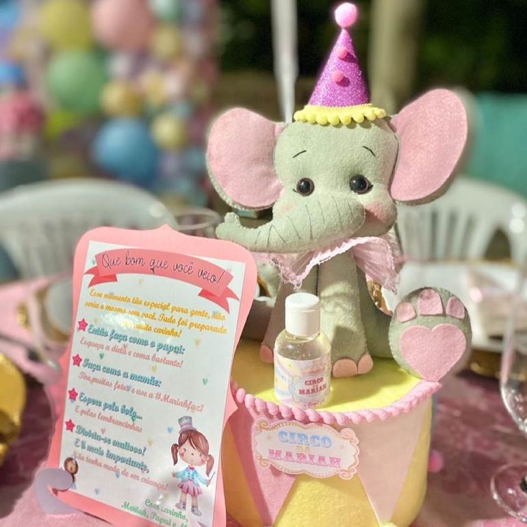 Os Melhores Fornecedores de Lembrancinhas Circo Rosa de Luxo