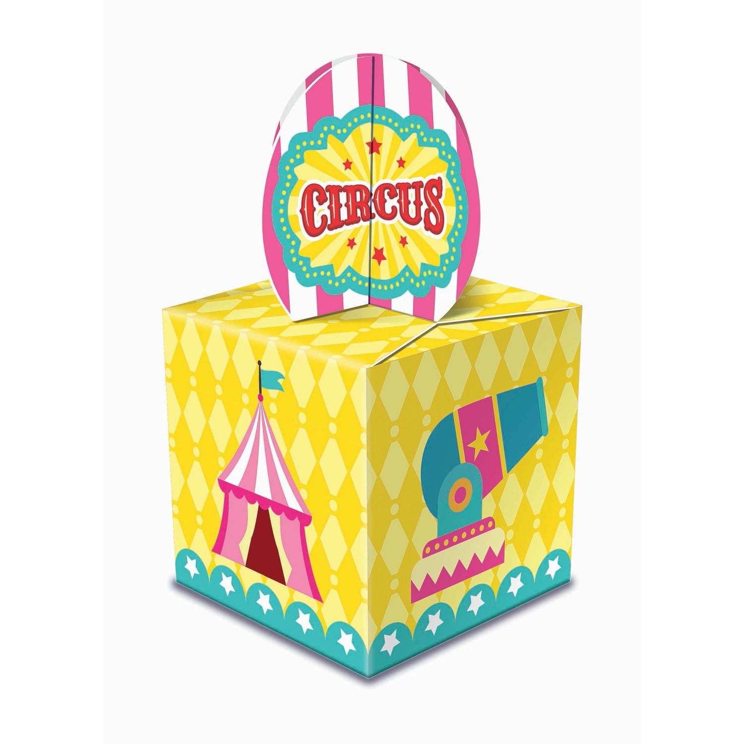 lembrancinha circo rosa