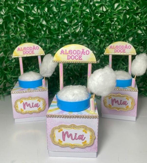 lembrancinha circo rosa