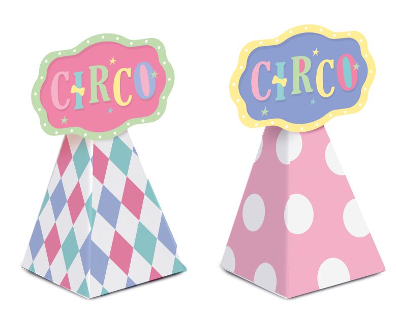 lembrancinha circo rosa