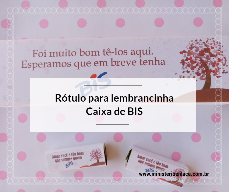 bis personalizado igreja