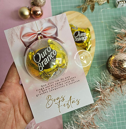 lembrancinha com bombom