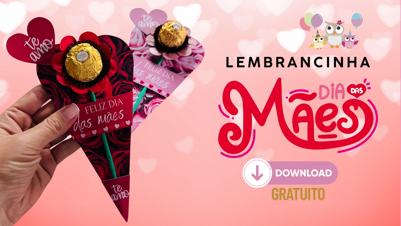 lembrancinha com bombom