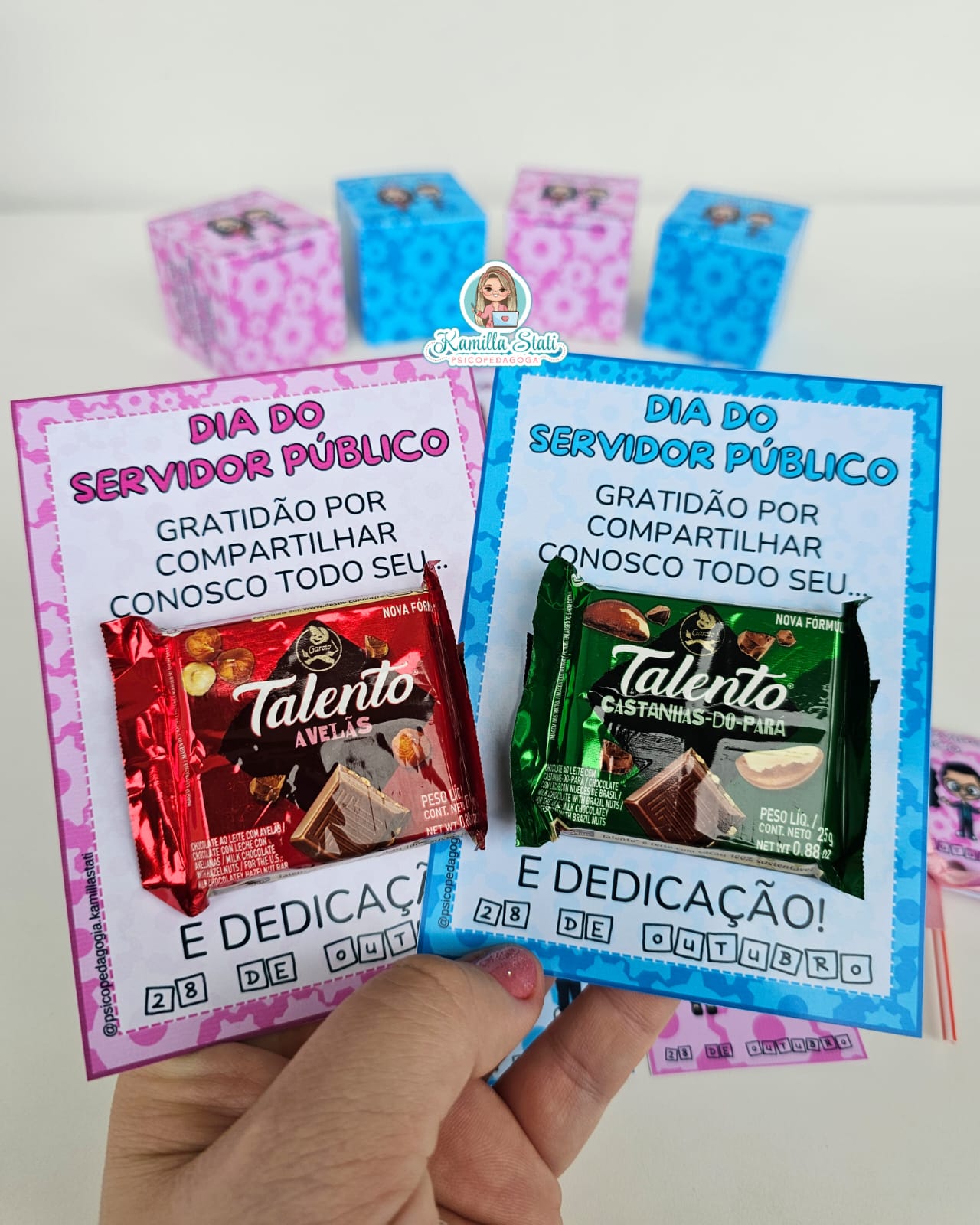 chocolate talento vs prestígio para lembrancinha