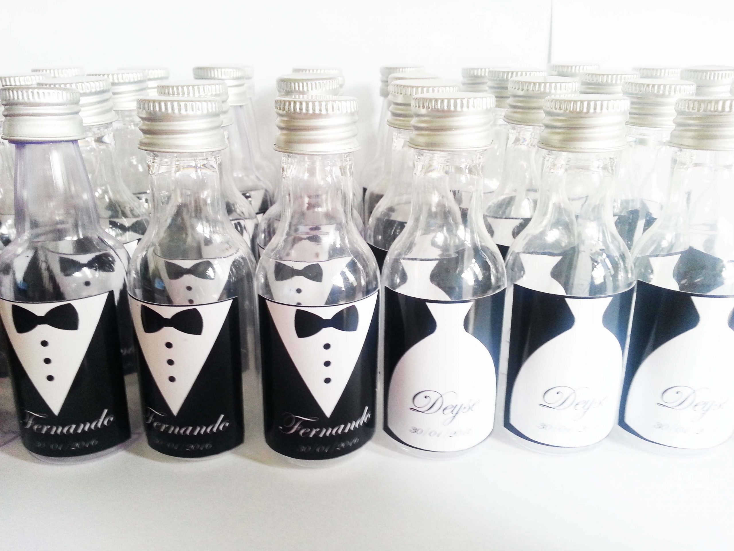 lembrancinha com garrafa pet para casamento