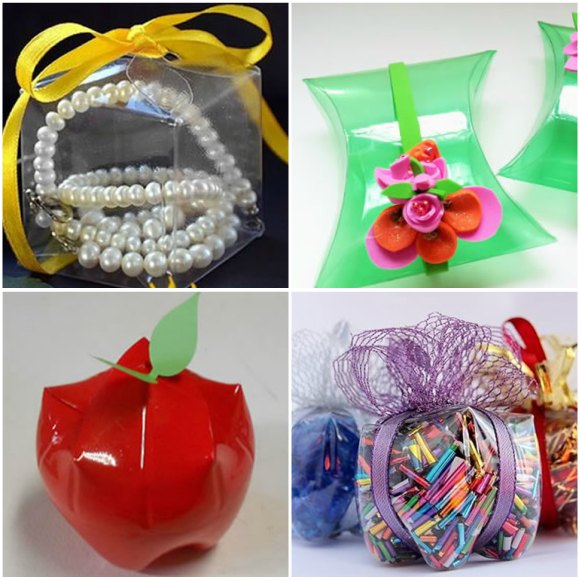 lembrancinha com garrafa pet para casamento