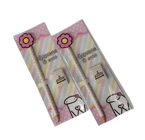 lembrancinha lápis EVA