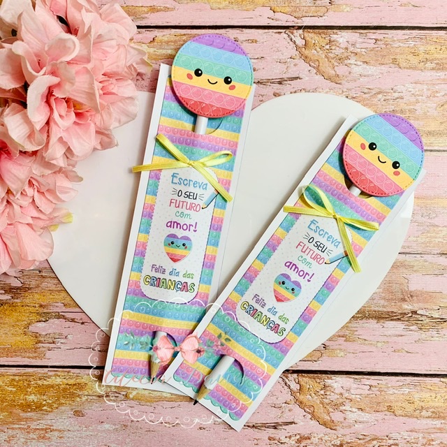 lembrancinha lápis para colorir