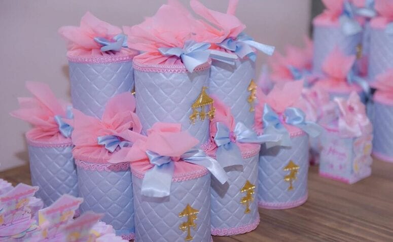 lembrancinha com lata de leite em pó