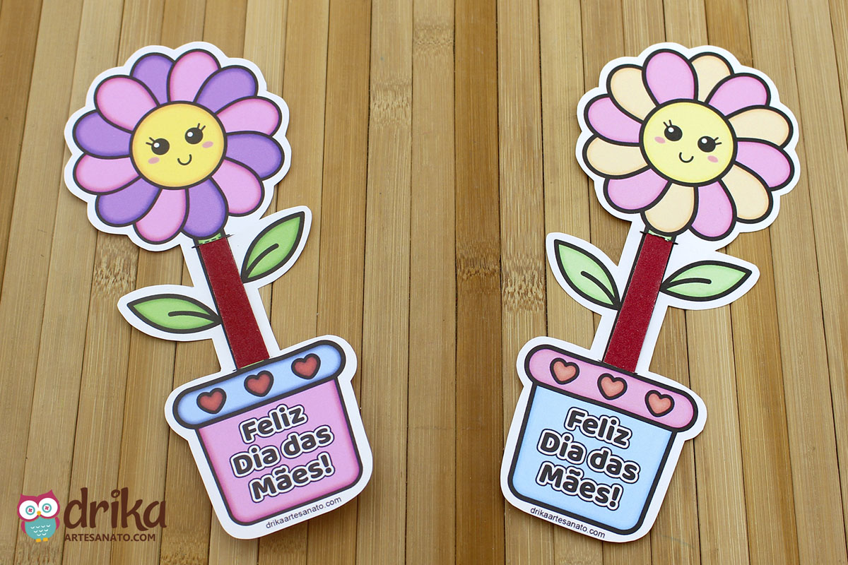 lembrancinha com lixa de unha para o dia das maes