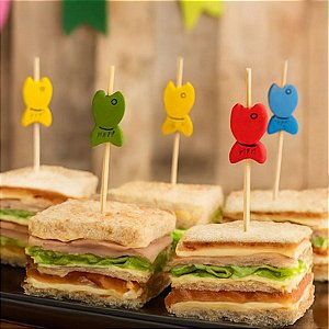 lembrancinha com palito de churrasco