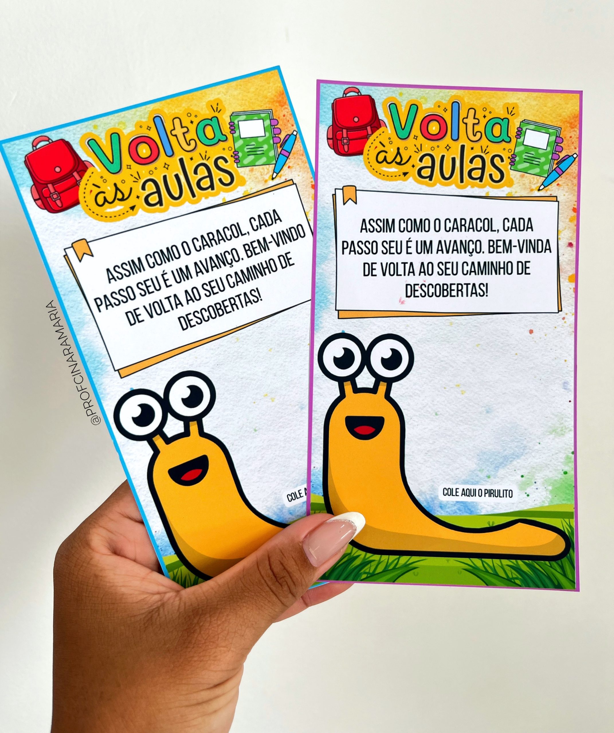 cartão pirulito volta às aulas para imprimir