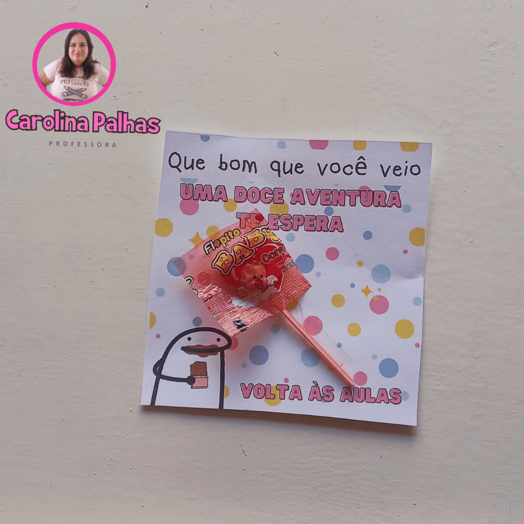 porta pirulito volta às aulas personalizado