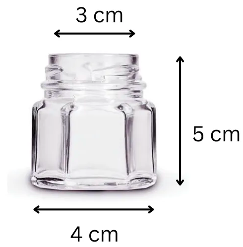 lembrancinha com pote de papinha