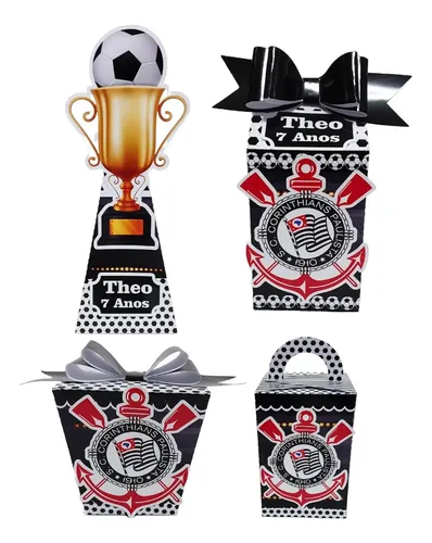 lembrancinha Corinthians para aniversário infantil