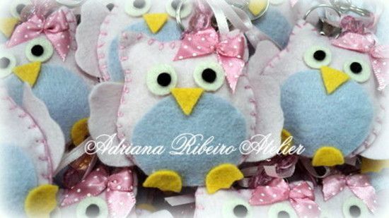 lembrancinha corujinha DIY