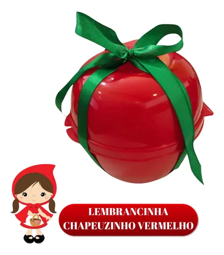lembrancinha chapeuzinho vermelho DIY passo a passo