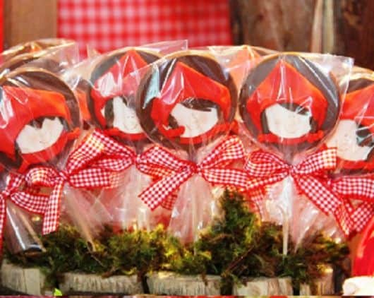 lembrancinha da chapeuzinho vermelho