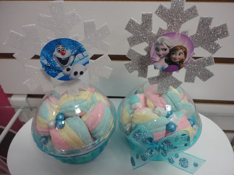 lembrancinha frozen eva ponteira