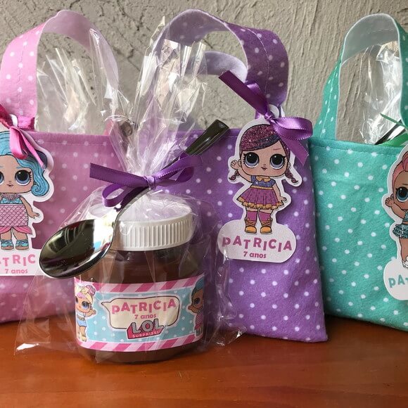 lembrancinha DIY LOL Surprise