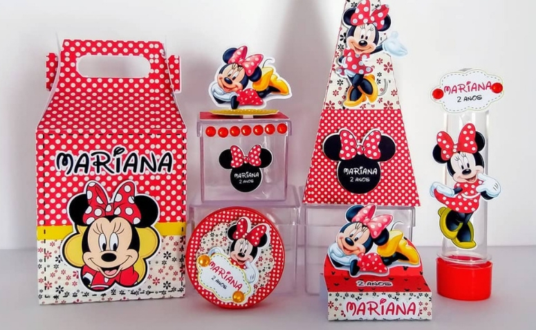 lembrancinha da minnie rosa