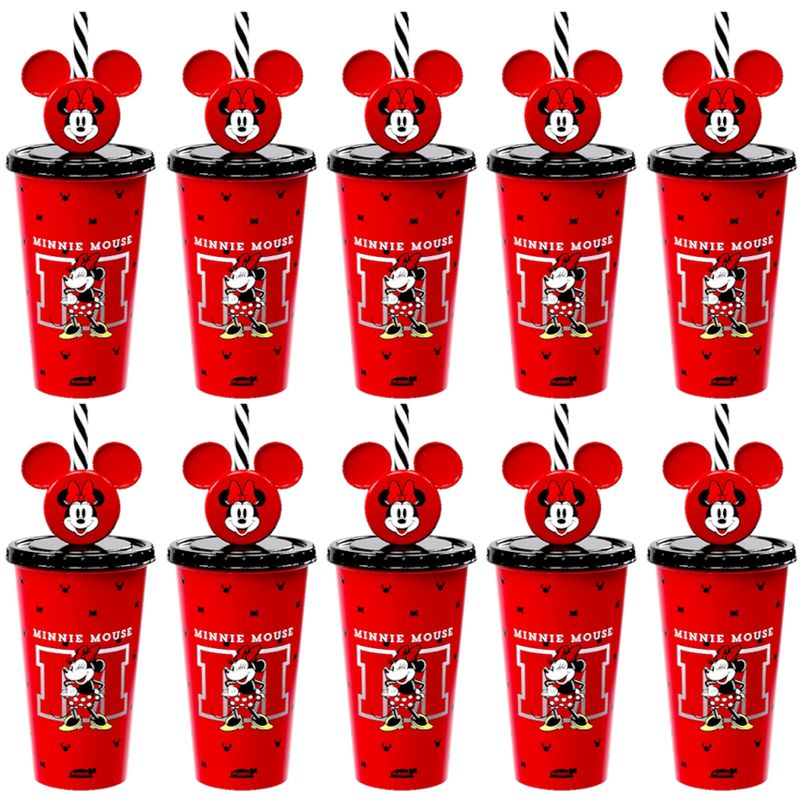 lembrancinha da minnie vermelha garrafinha