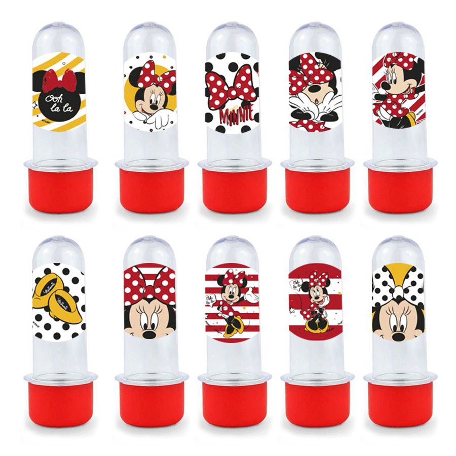 Os Melhores Modelos de Garrafinhas Minnie Vermelha para sua Festa