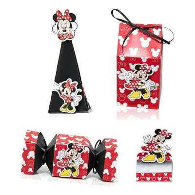 lembrancinha minnie vermelha pirulito artesanal