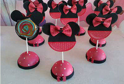pirulito minnie vermelha chocolate