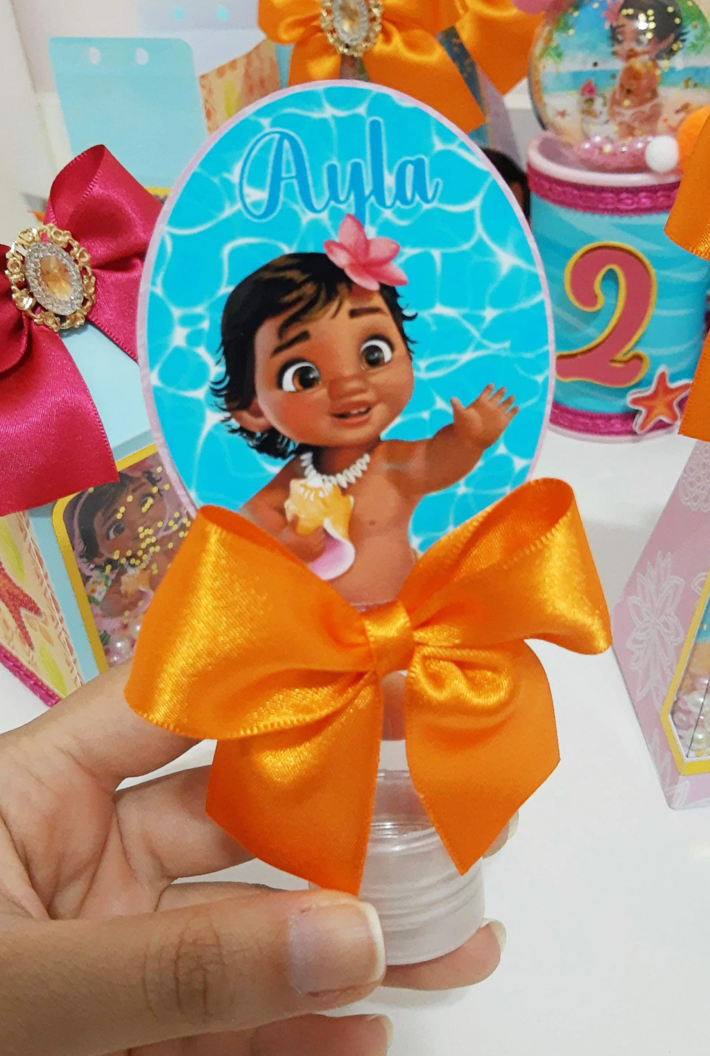 Como Fazer Lembrancinhas Moana Baby 'Pegue e Monte' em Casa