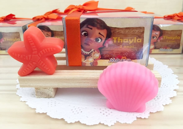 Como Fazer Lembrancinhas Moana Baby 'Pegue e Monte' em Casa