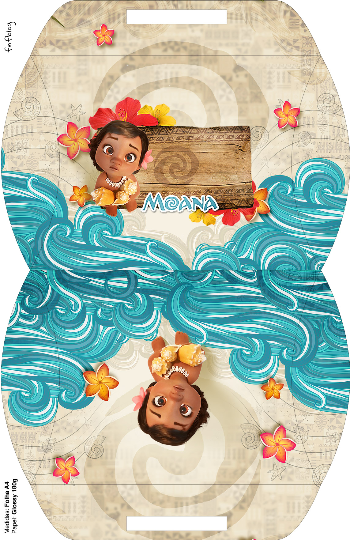 Como Fazer Lembrancinhas Moana Baby 'Pegue e Monte' em Casa