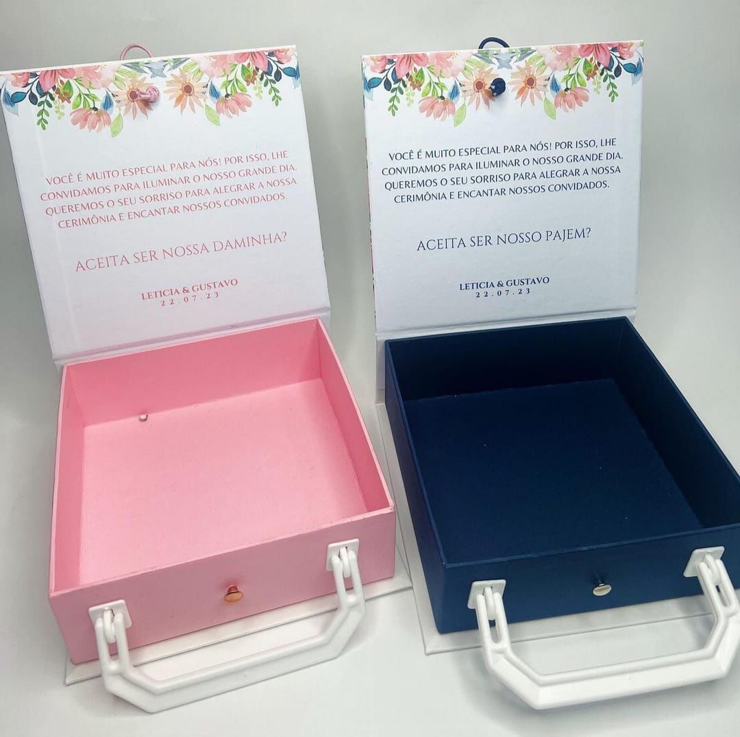 lembrancinha daminha e pajem