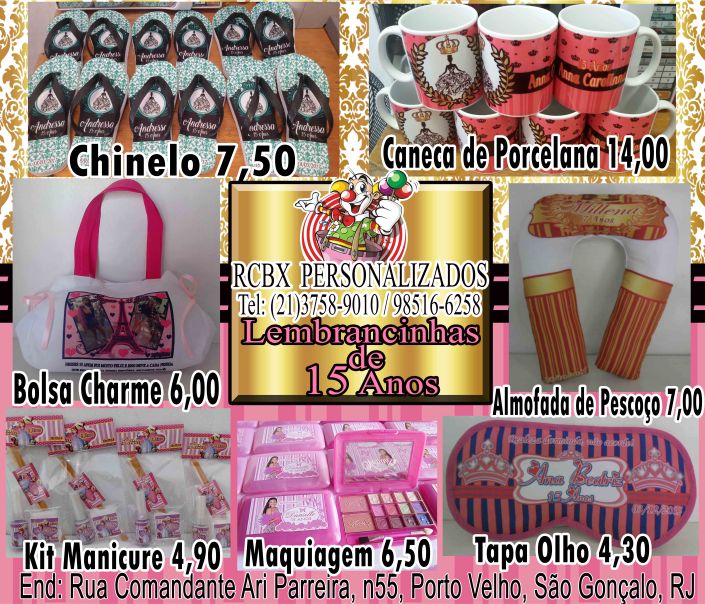 Lembrancinha 15 anos biscuit tons pastéis