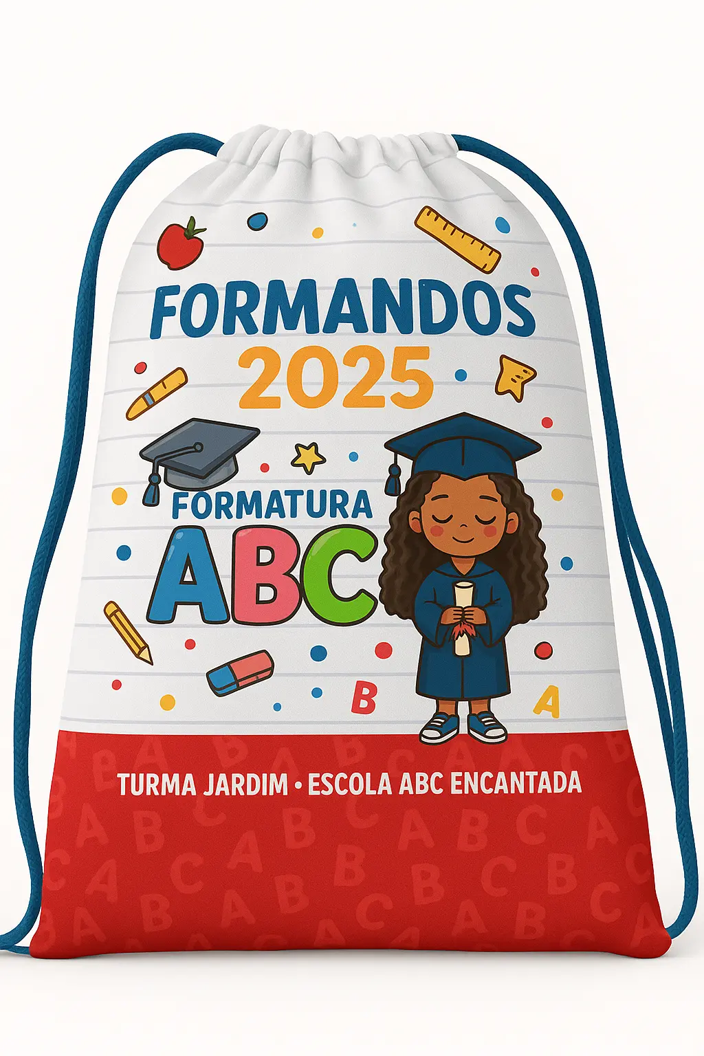 como fazer lembrancinha de formatura ABC com material reciclado
