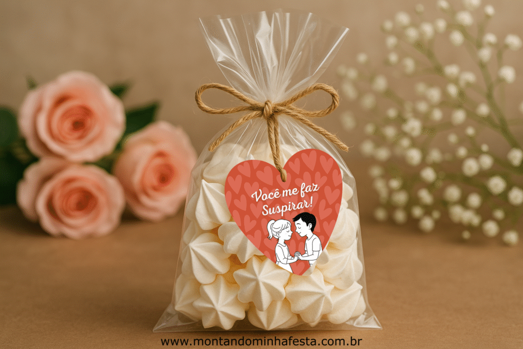 lembrancinha suspiro casamento