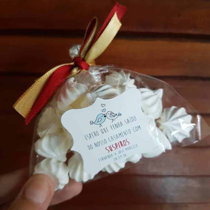 lembrancinha suspiro chá de bebê