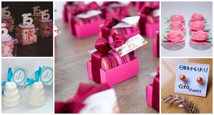 lembrancinha de aniversario de 15 anos simples
