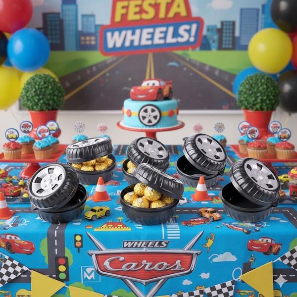 lembrancinha de aniversario carros vs lembrancinha genérica