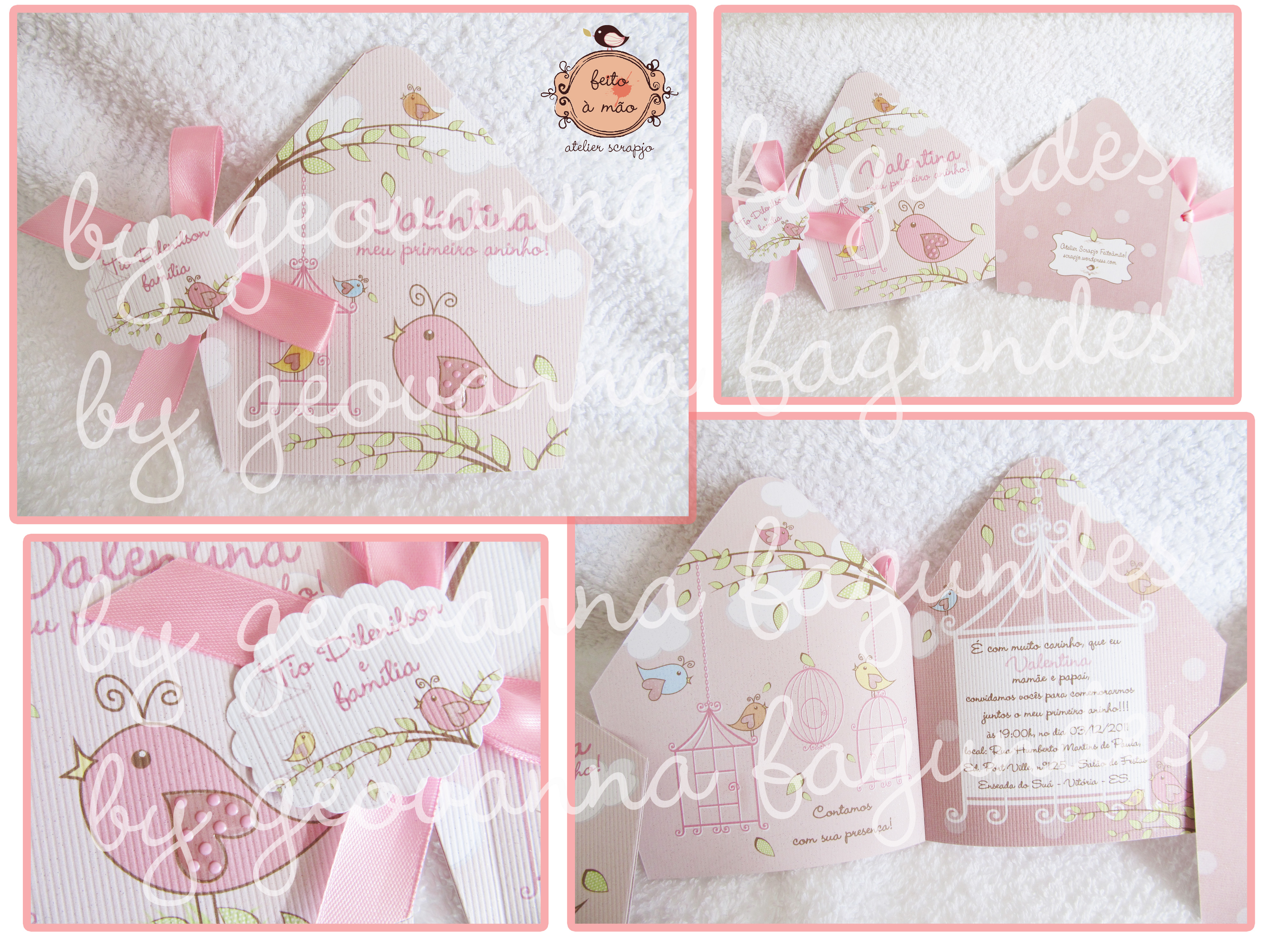 lembrancinha de aniversario passarinho